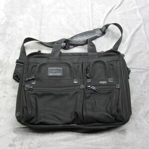 Tumi Alpha T Pass Laptop Briefcase Messenger Travel Checkpoint Expandable READ